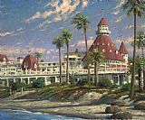 Del Canvas Paintings - Hotel Del Coronado